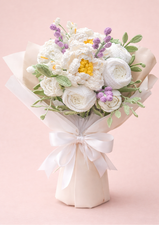 Forever Yours Crochet Wedding Bouquet
