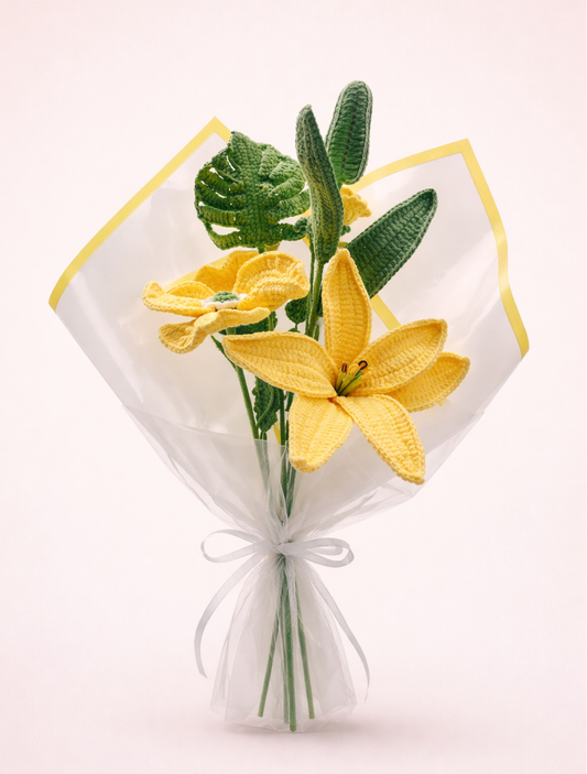 Lily Crochet Bouquet